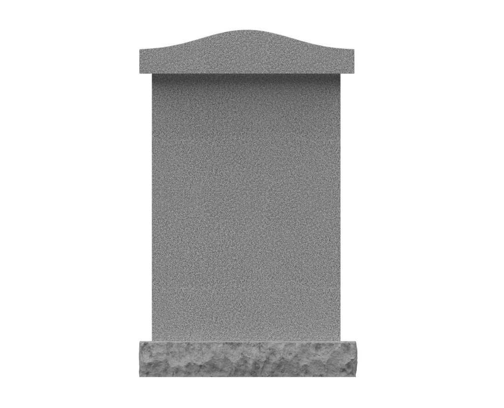 3-Niche Granite Columbarium with Arched Top