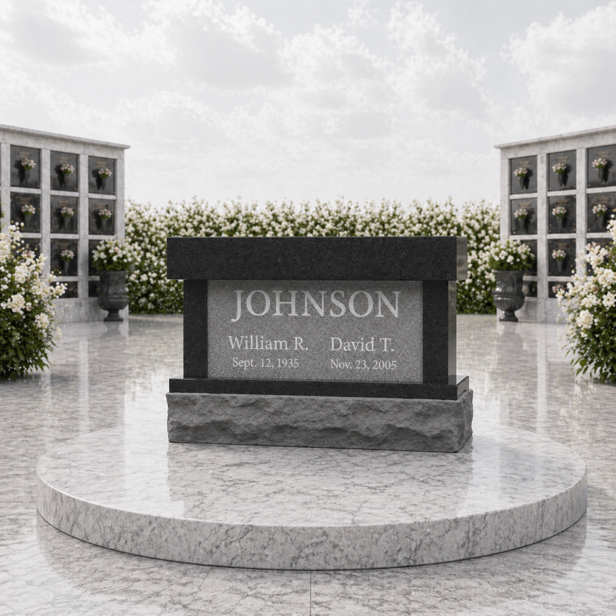 2-Niche Granite Columbarium