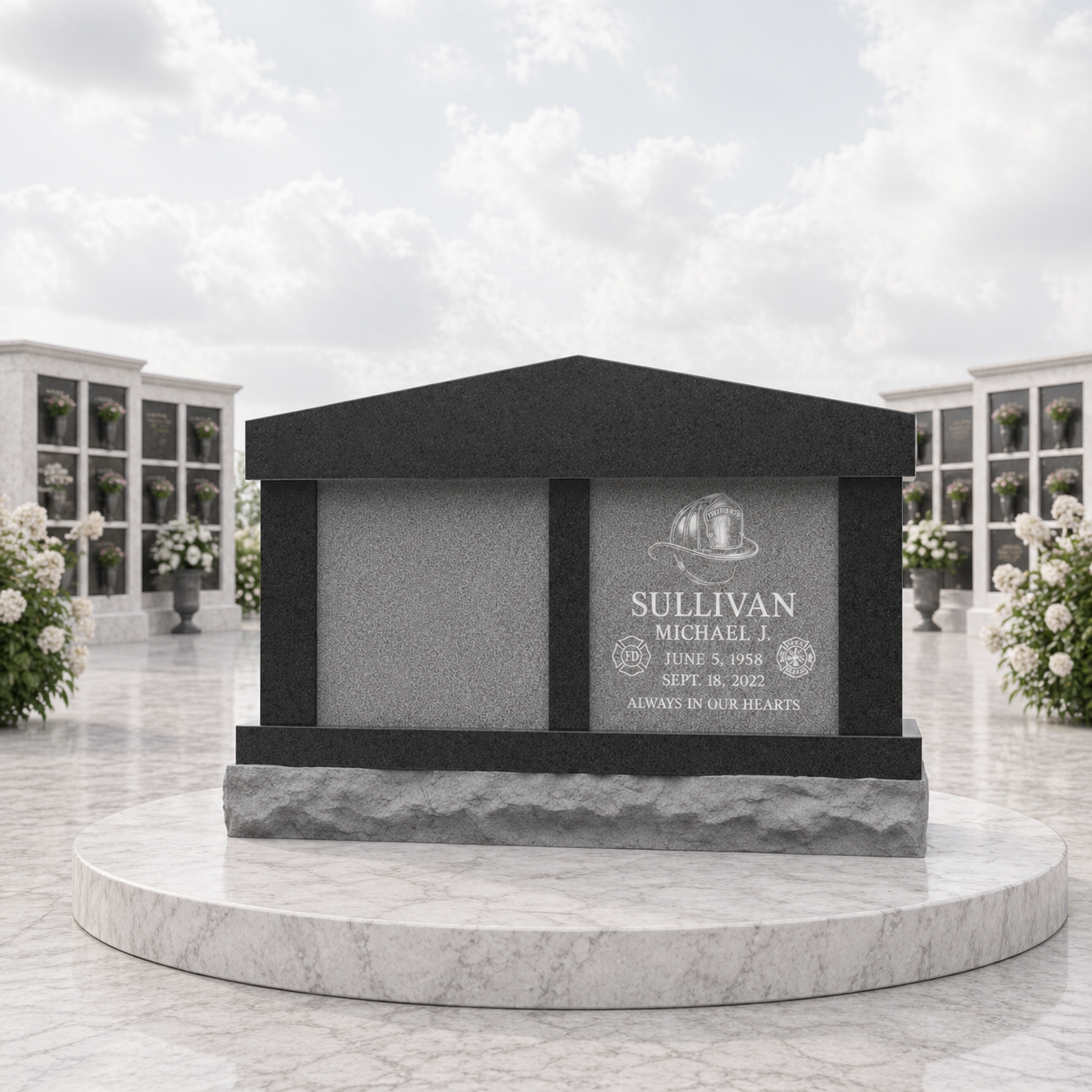 2-Niche Granite Columbarium